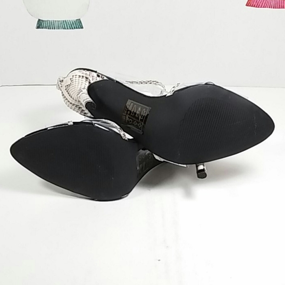 New Faux Snake Skin  Stiletto Heels - Picture 7 of 8
